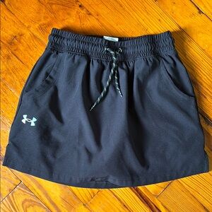 Under Armour Black Skort with Drawstring